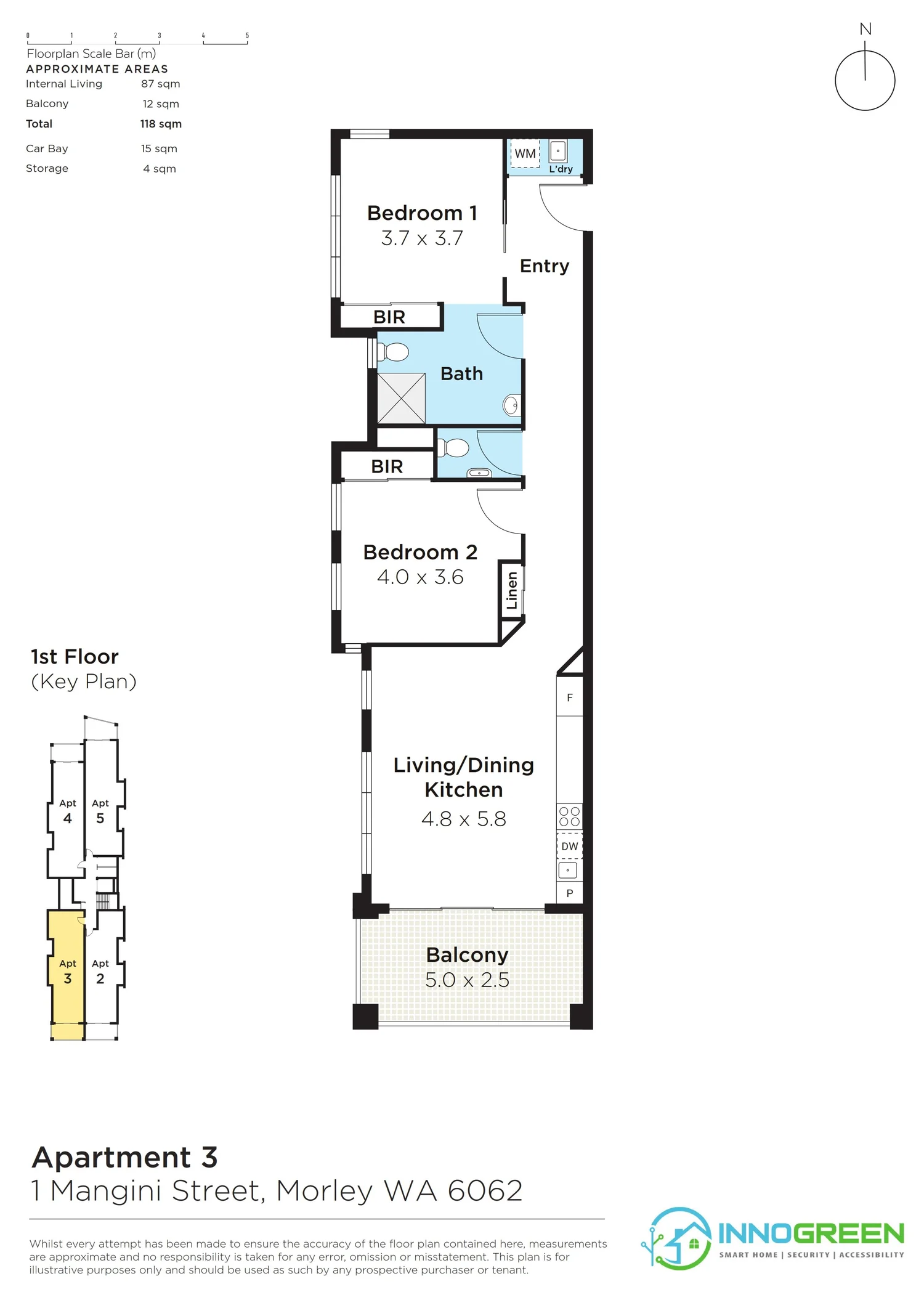 Morley Unit 3 floorplan