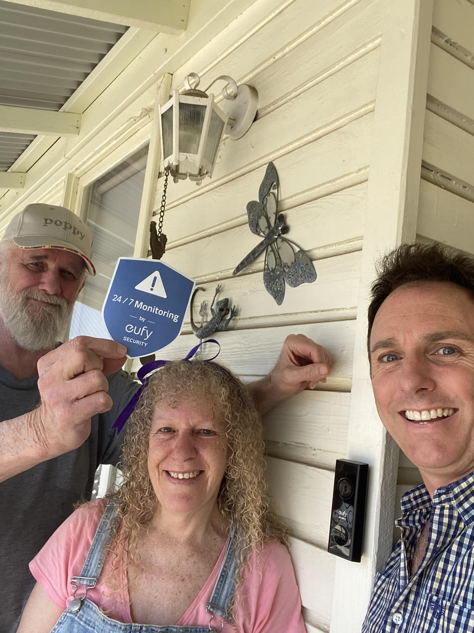 Video doorbell installed for Allan & Mandy