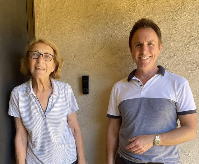 Video doorbell installed for Edith