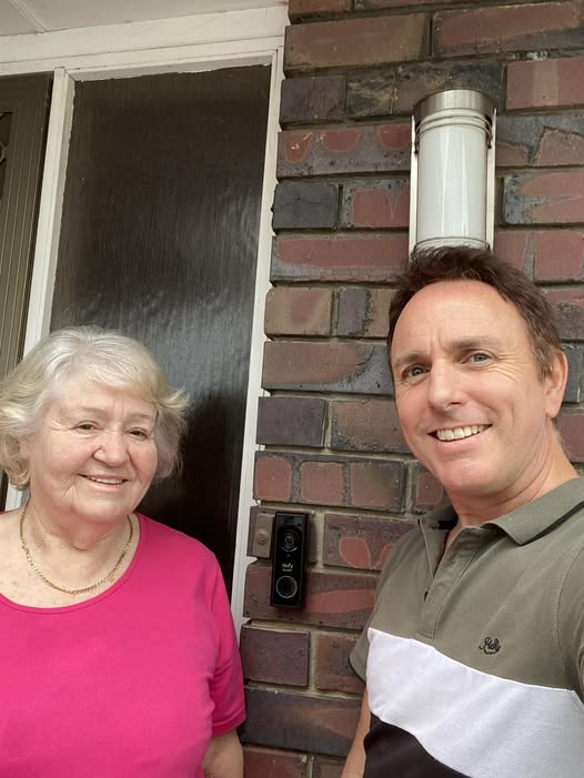 Video doorbell installed for Gail