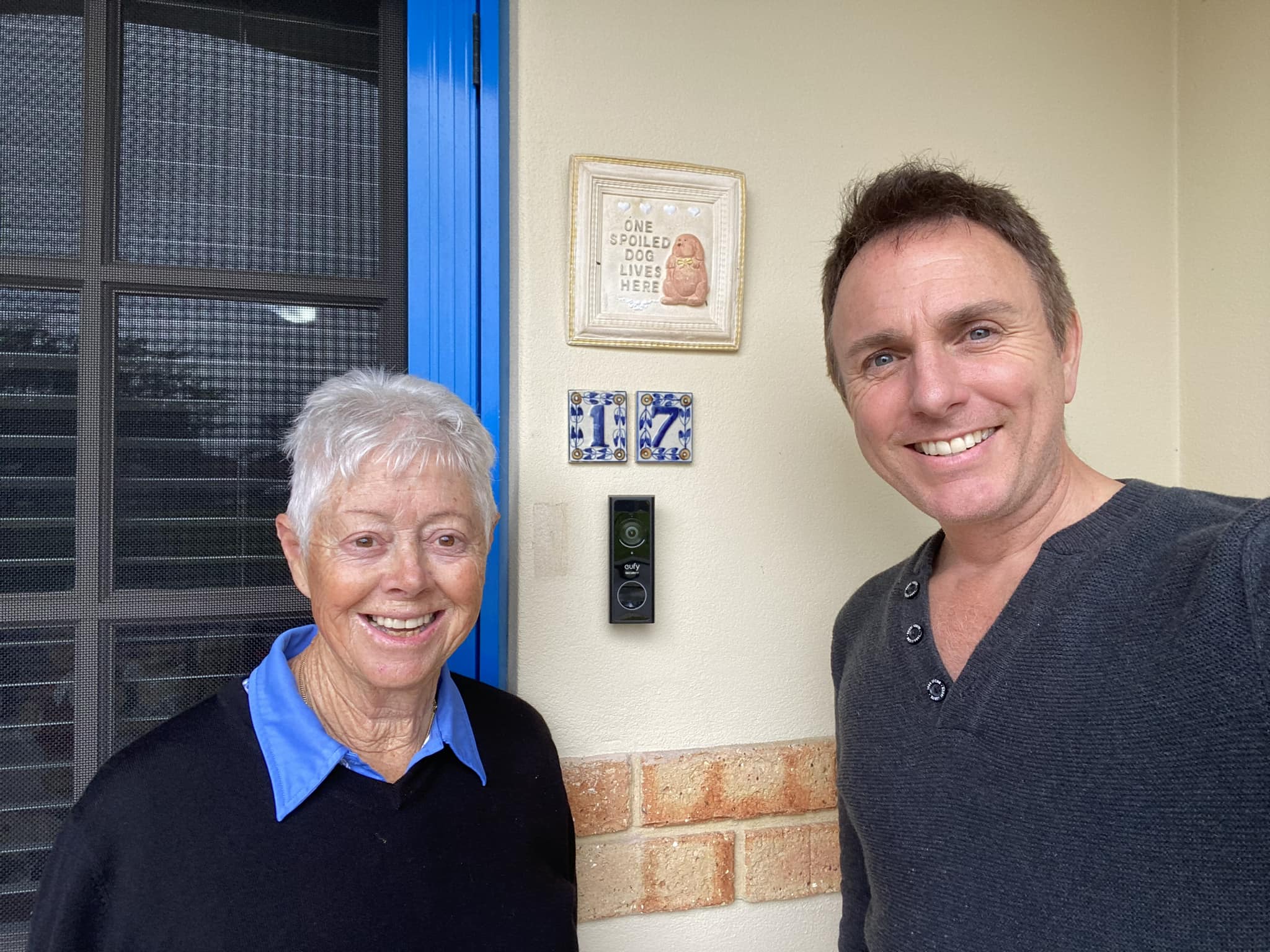 Video doorbell installation for a WA senior