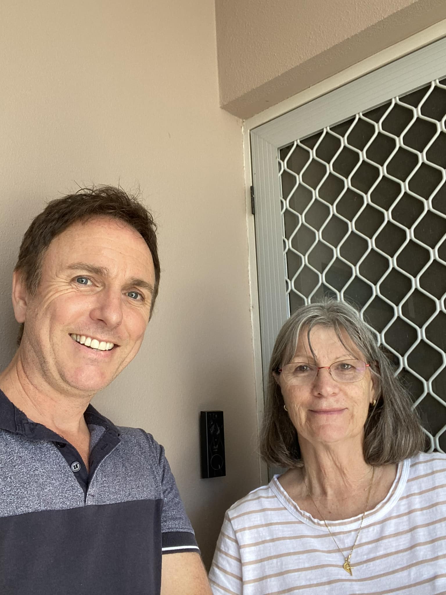 Video doorbell installed for Kaye