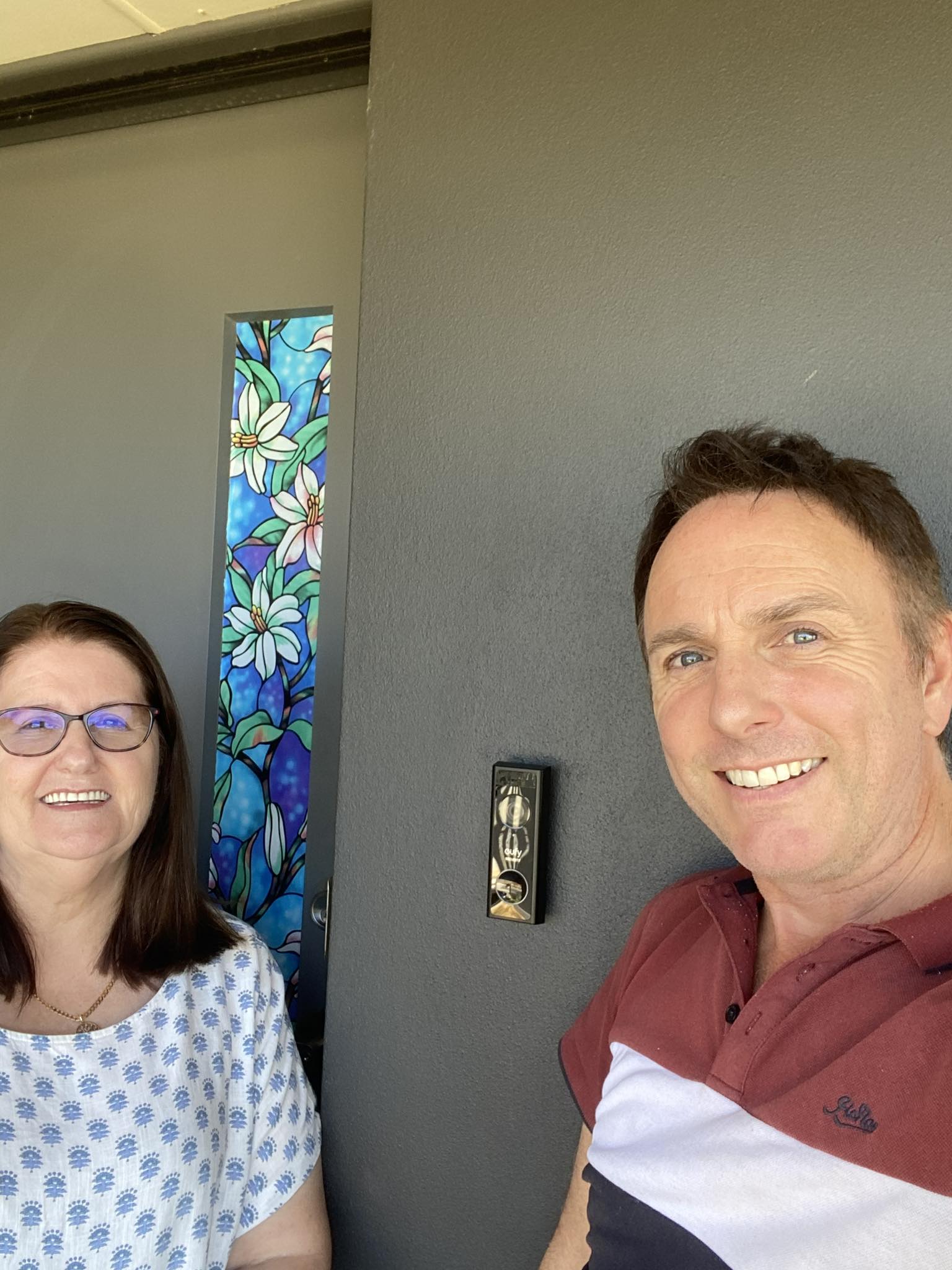 Video doorbell installed for Sheena